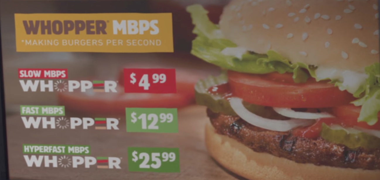 Burger King Video about net neutrality